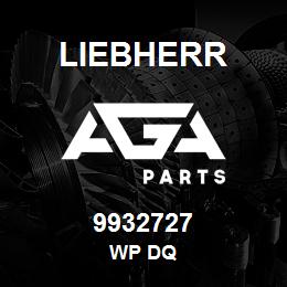 9932727 Liebherr WP DQ | AGA Parts