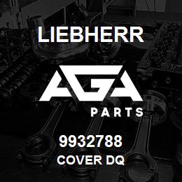 9932788 Liebherr COVER DQ | AGA Parts