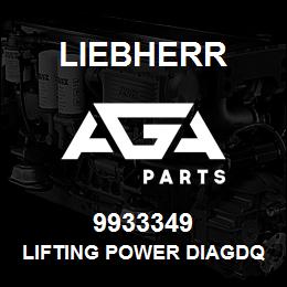 9933349 Liebherr LIFTING POWER DIAGDQ | AGA Parts