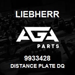 9933428 Liebherr DISTANCE PLATE DQ | AGA Parts