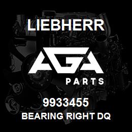 9933455 Liebherr BEARING RIGHT DQ | AGA Parts