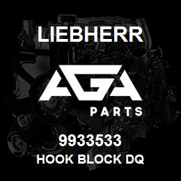 9933533 Liebherr HOOK BLOCK DQ | AGA Parts