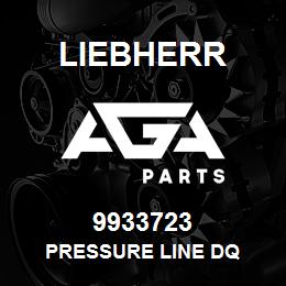 9933723 Liebherr PRESSURE LINE DQ | AGA Parts