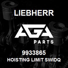 9933865 Liebherr HOISTING LIMIT SWIDQ | AGA Parts