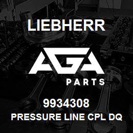 9934308 Liebherr PRESSURE LINE CPL DQ | AGA Parts