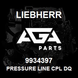 9934397 Liebherr PRESSURE LINE CPL DQ | AGA Parts