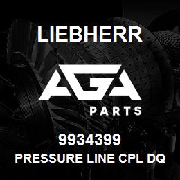 9934399 Liebherr PRESSURE LINE CPL DQ | AGA Parts