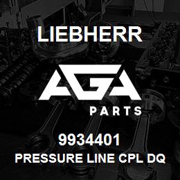 9934401 Liebherr PRESSURE LINE CPL DQ | AGA Parts