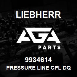 9934614 Liebherr PRESSURE LINE CPL DQ | AGA Parts