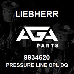 9934620 Liebherr PRESSURE LINE CPL DQ | AGA Parts