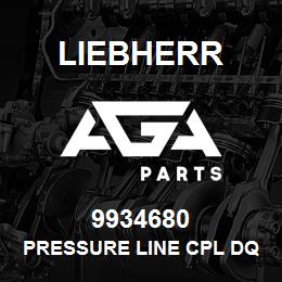 9934680 Liebherr PRESSURE LINE CPL DQ | AGA Parts