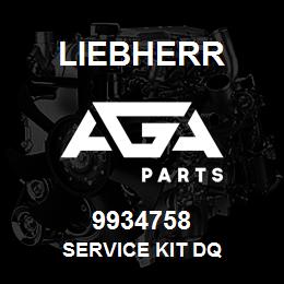 9934758 Liebherr SERVICE KIT DQ | AGA Parts