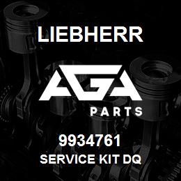 9934761 Liebherr SERVICE KIT DQ | AGA Parts