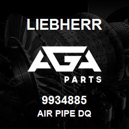 9934885 Liebherr AIR PIPE DQ | AGA Parts