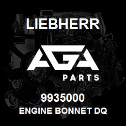 9935000 Liebherr ENGINE BONNET DQ | AGA Parts