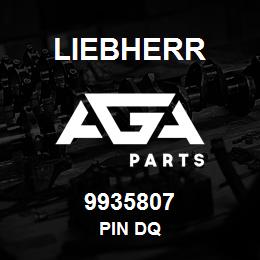 9935807 Liebherr PIN DQ | AGA Parts