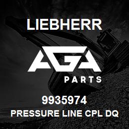 9935974 Liebherr PRESSURE LINE CPL DQ | AGA Parts