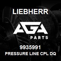 9935991 Liebherr PRESSURE LINE CPL DQ | AGA Parts