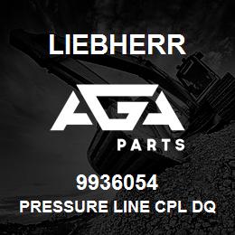 9936054 Liebherr PRESSURE LINE CPL DQ | AGA Parts