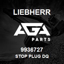 9936727 Liebherr STOP PLUG DQ | AGA Parts