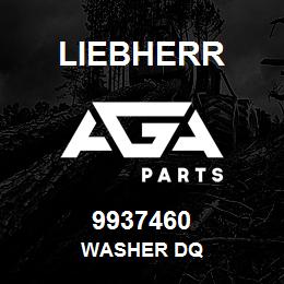 9937460 Liebherr WASHER DQ | AGA Parts