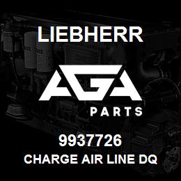 9937726 Liebherr CHARGE AIR LINE DQ | AGA Parts