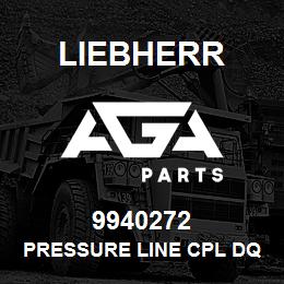 9940272 Liebherr PRESSURE LINE CPL DQ | AGA Parts