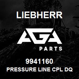 9941160 Liebherr PRESSURE LINE CPL DQ | AGA Parts