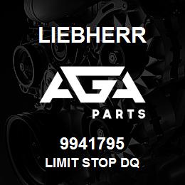 9941795 Liebherr LIMIT STOP DQ | AGA Parts