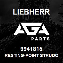 9941815 Liebherr RESTING-POINT STRUDQ | AGA Parts