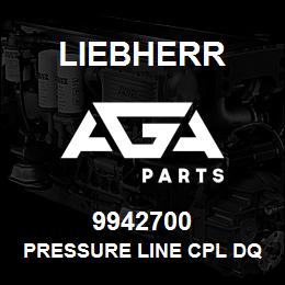 9942700 Liebherr PRESSURE LINE CPL DQ | AGA Parts