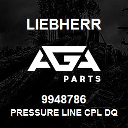 9948786 Liebherr PRESSURE LINE CPL DQ | AGA Parts