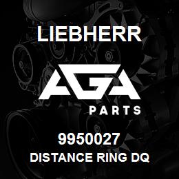 9950027 Liebherr DISTANCE RING DQ | AGA Parts