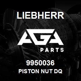 9950036 Liebherr PISTON NUT DQ | AGA Parts