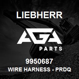 9950687 Liebherr WIRE HARNESS - PRDQ | AGA Parts