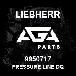 9950717 Liebherr PRESSURE LINE DQ | AGA Parts