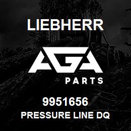 9951656 Liebherr PRESSURE LINE DQ | AGA Parts