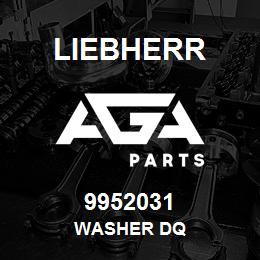 9952031 Liebherr WASHER DQ | AGA Parts