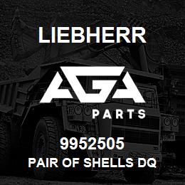 9952505 Liebherr PAIR OF SHELLS DQ | AGA Parts