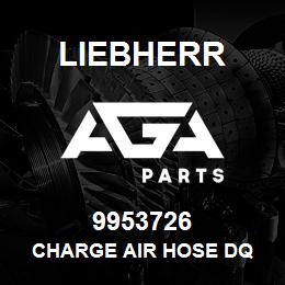 9953726 Liebherr CHARGE AIR HOSE DQ | AGA Parts