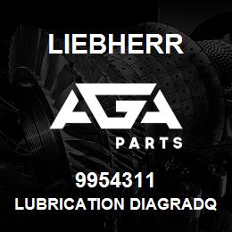 9954311 Liebherr LUBRICATION DIAGRADQ | AGA Parts