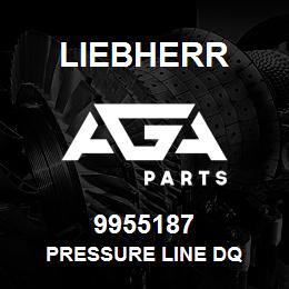 9955187 Liebherr PRESSURE LINE DQ | AGA Parts