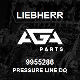 9955286 Liebherr PRESSURE LINE DQ | AGA Parts