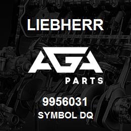 9956031 Liebherr SYMBOL DQ | AGA Parts