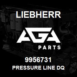 9956731 Liebherr PRESSURE LINE DQ | AGA Parts