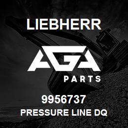 9956737 Liebherr PRESSURE LINE DQ | AGA Parts