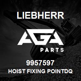 9957597 Liebherr HOIST FIXING POINTDQ | AGA Parts