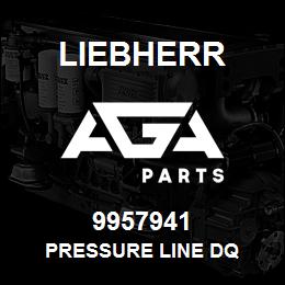 9957941 Liebherr PRESSURE LINE DQ | AGA Parts