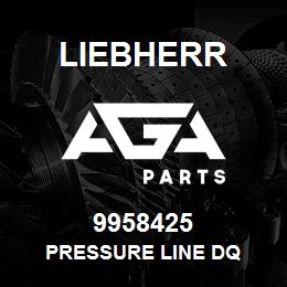 9958425 Liebherr PRESSURE LINE DQ | AGA Parts