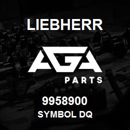 9958900 Liebherr SYMBOL DQ | AGA Parts